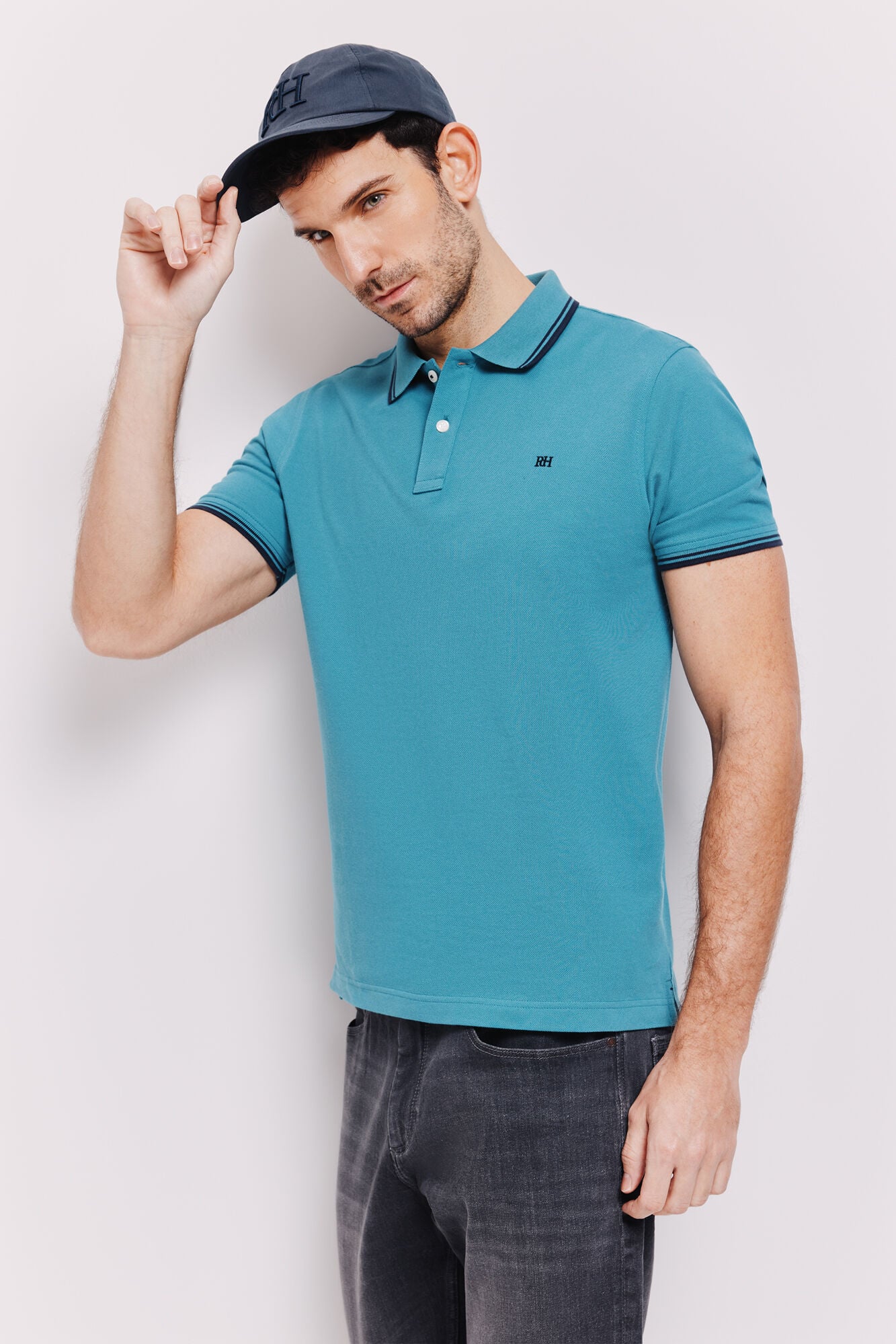 Pedro del Hierro Polo manga corta