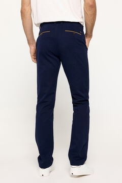 Fifty Outlet Pantalón Chino Liso Navy