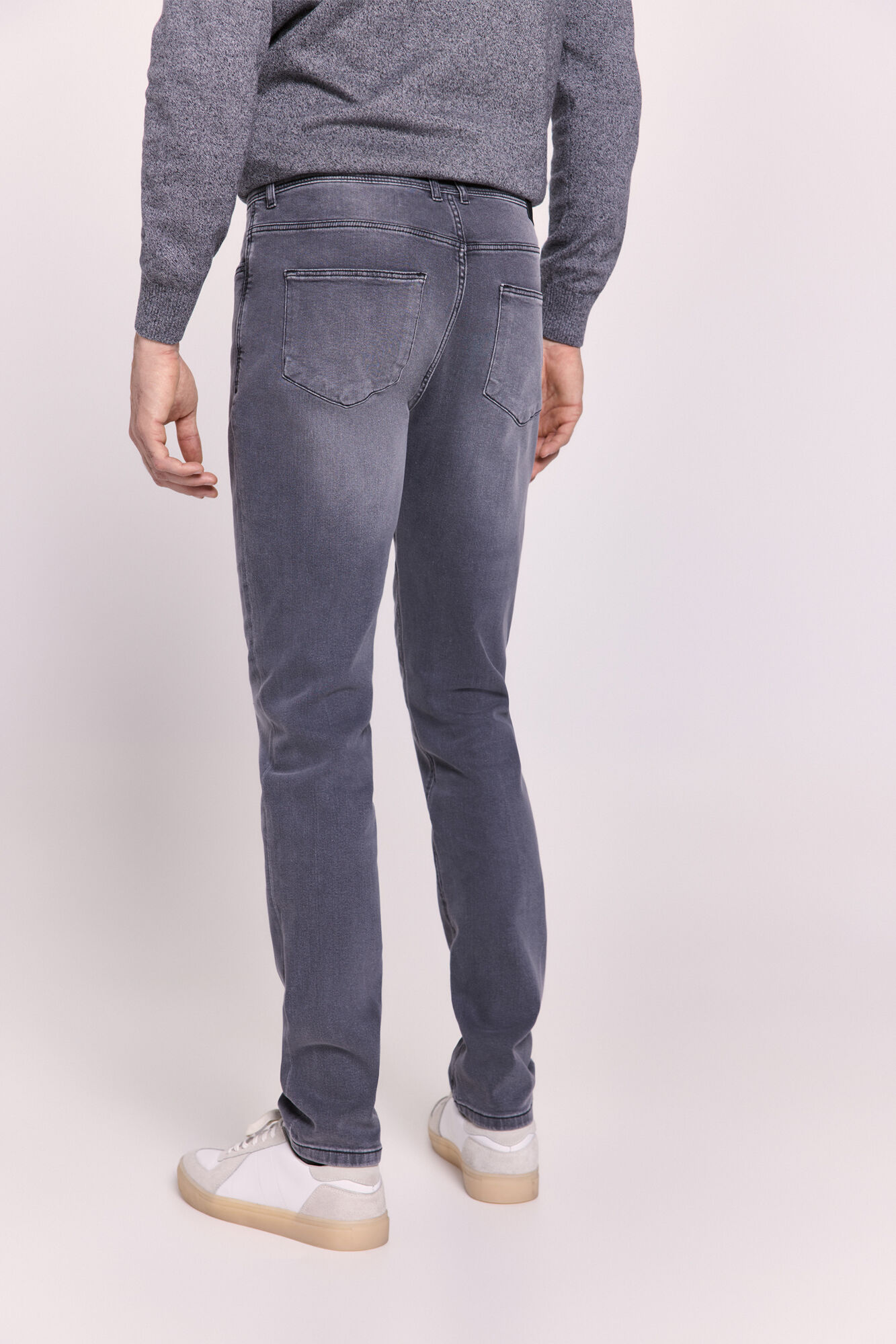 Milano Pantal&oacute;n slim fit de mezclilla Gris