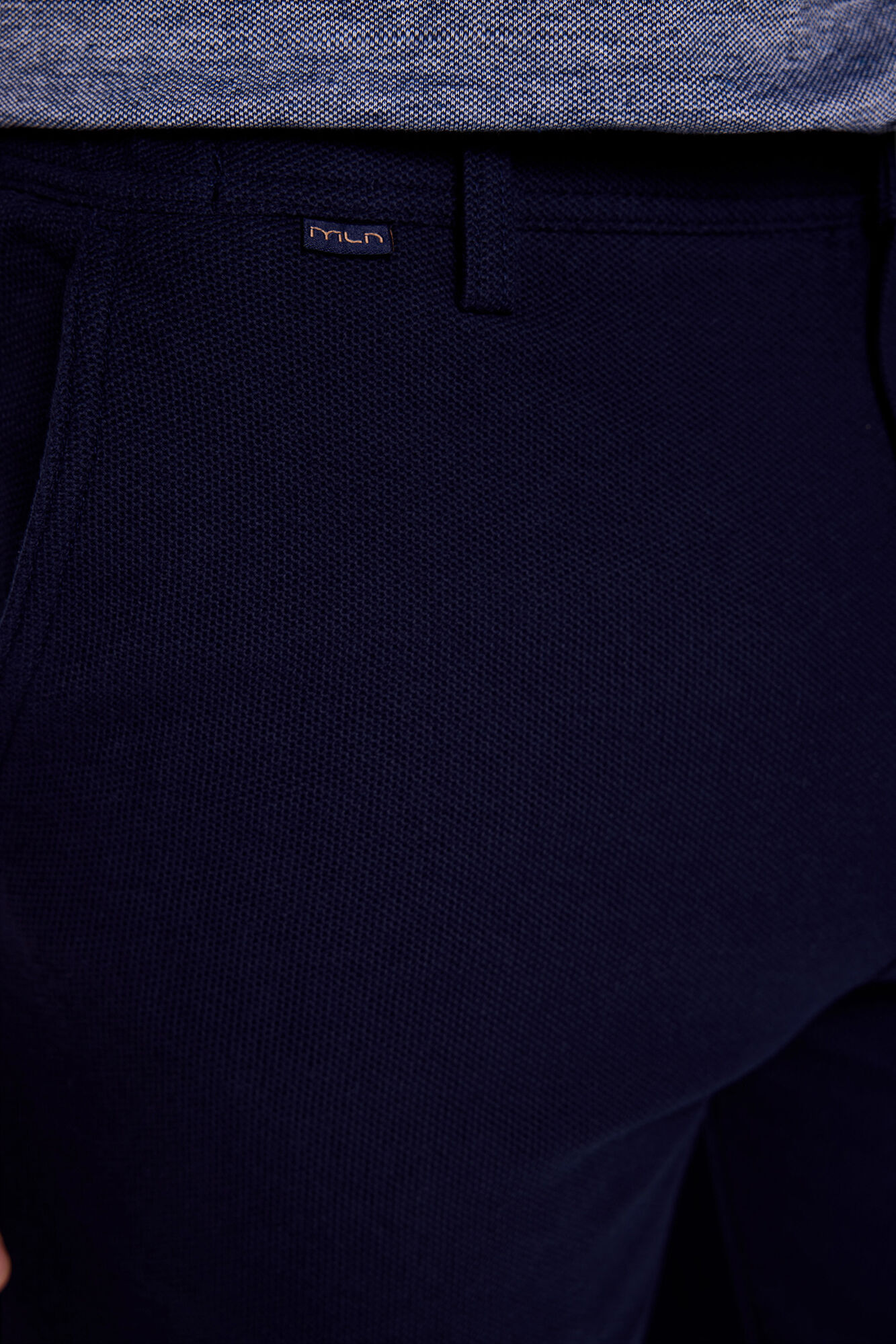 Milano Bermudas con aspecto de lino Navy