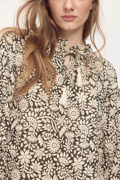 Fifty Outlet Blusa manga abullonada. Verde
