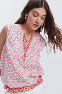 Milano Blusa fluida estampada