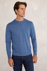 Milano Jersey redondo básico Azul