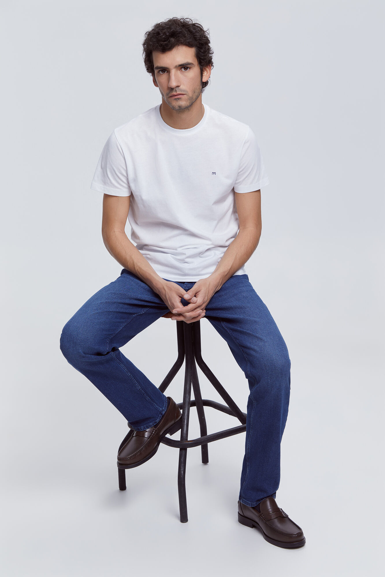 Milano Camiseta basica 100% algod&oacute;n BCI Blanco