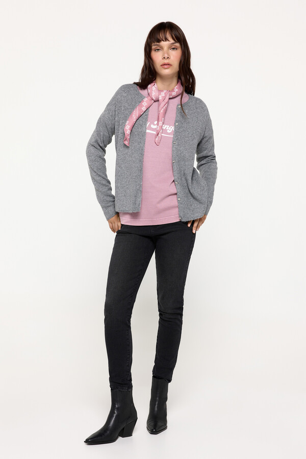 Milano Pantalón Denim Skinny Negro