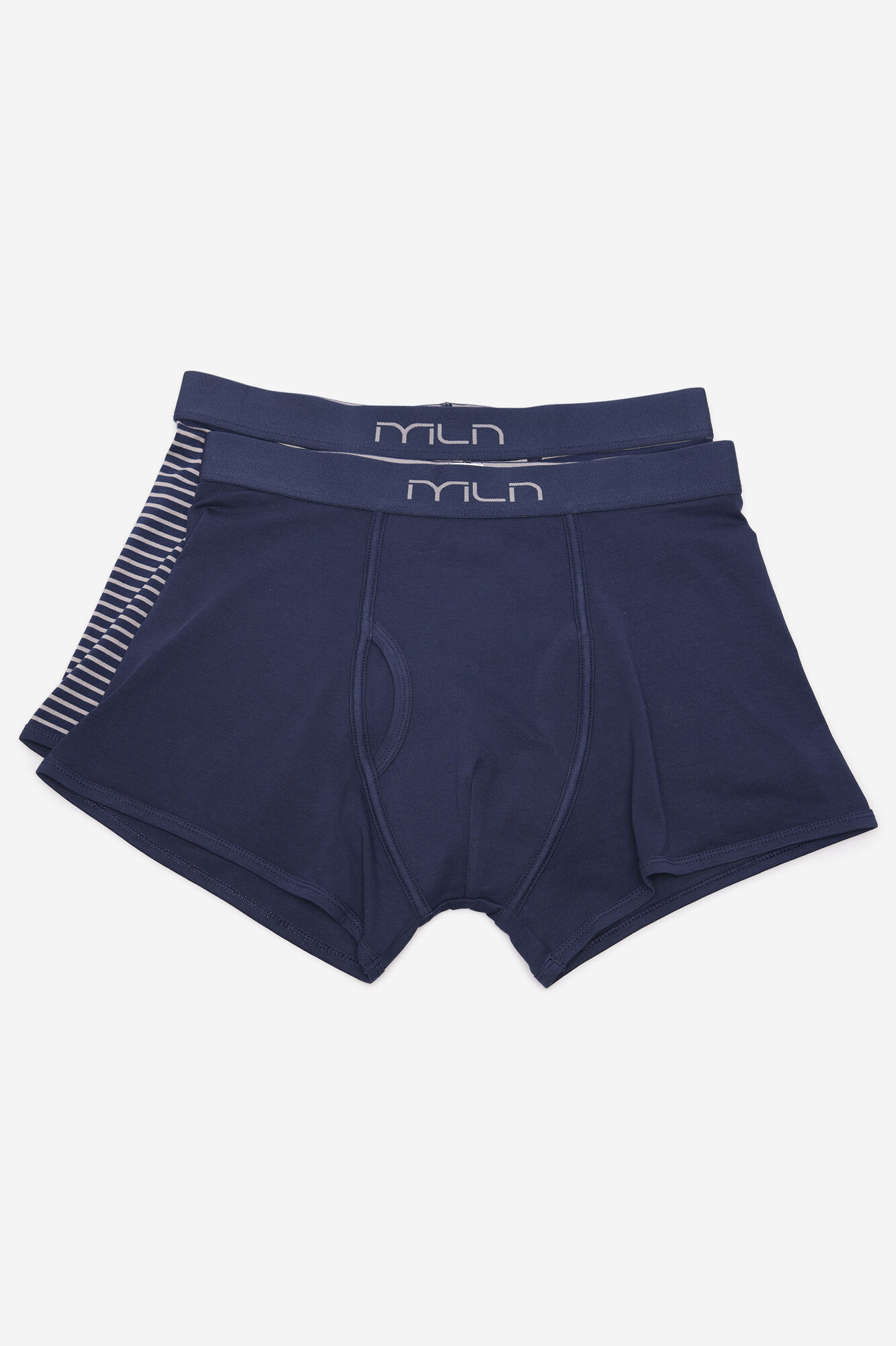 Milano Paquete de boxers lisos y de rayas