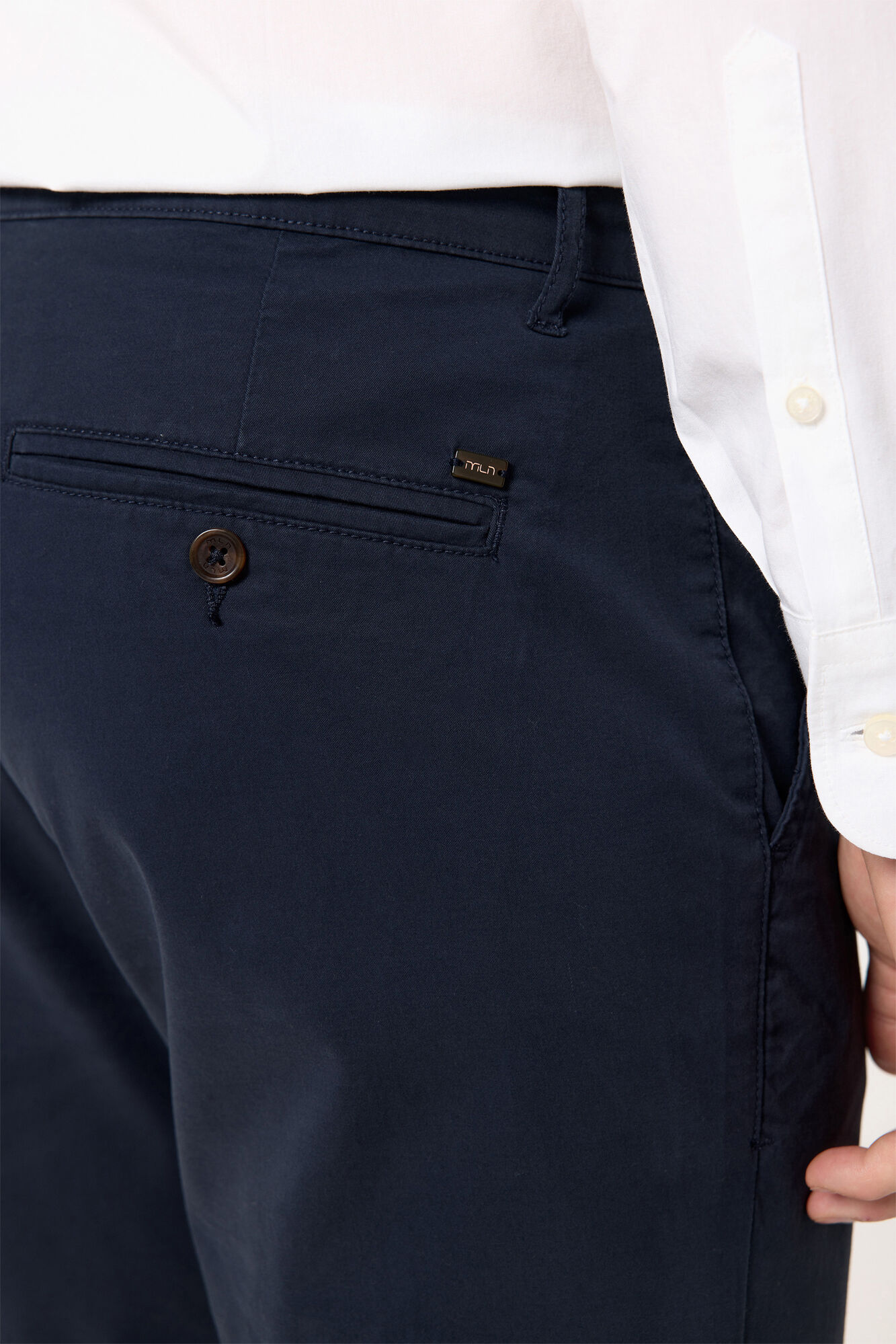 Milano Pantal&oacute;n chino b&aacute;sico Navy