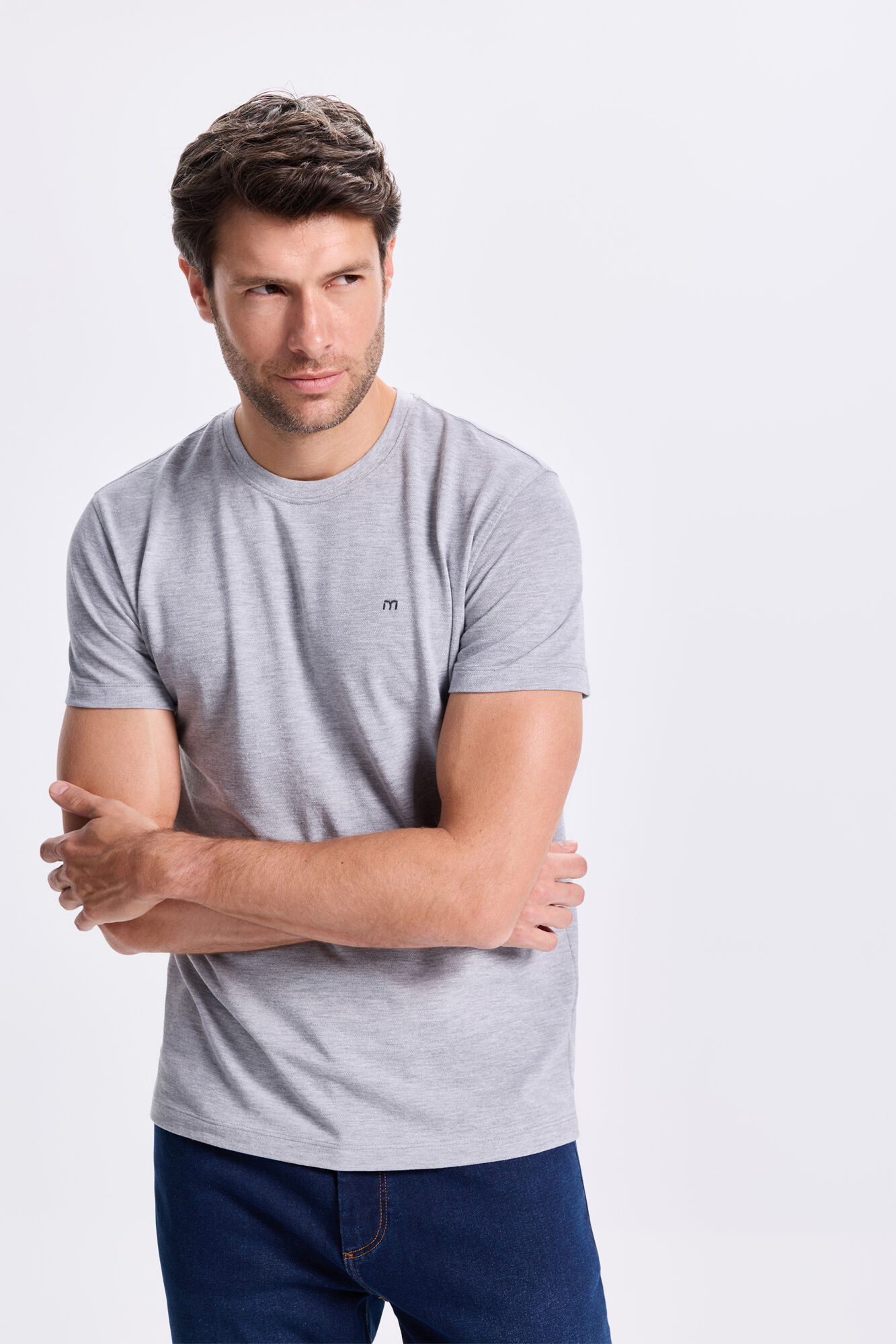 Milano Playera b&aacute;sica de piqu&eacute;