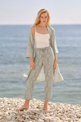 Milano Pantalón fluido estampado Azul