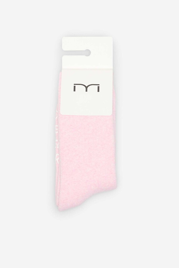 Milano Calcetines gorditos con frase Rosa