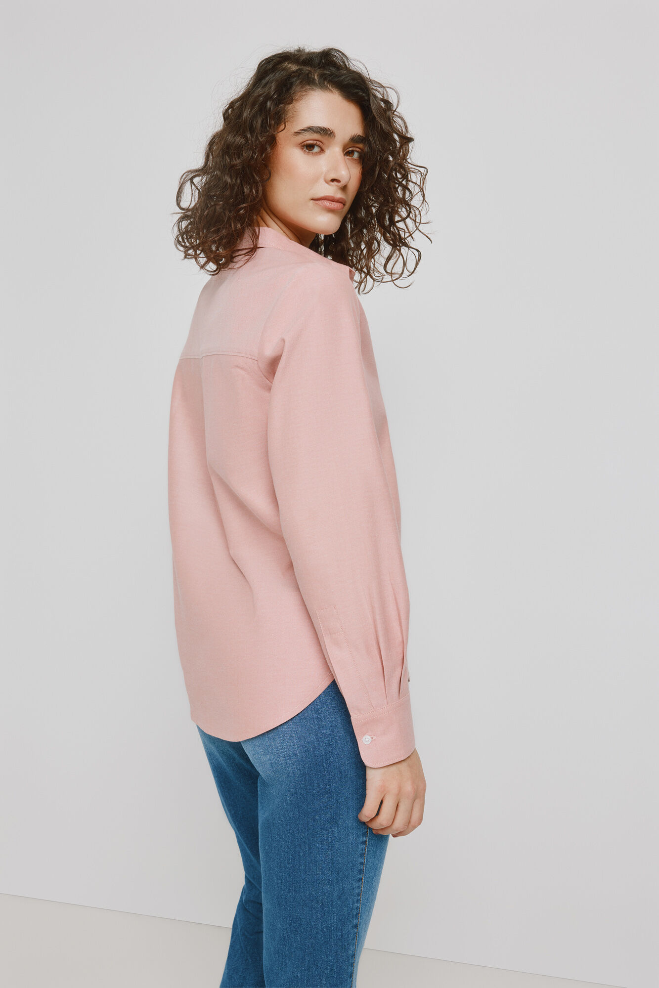 Milano Camisa oxford Rosa