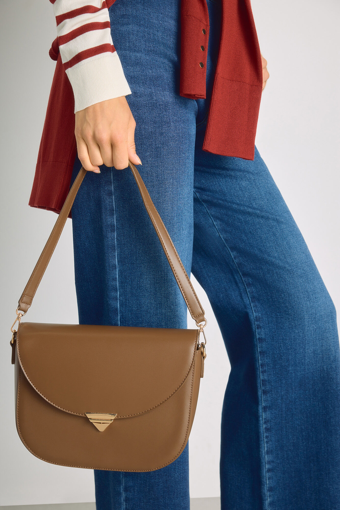 Milano Bolsa bandolera Kaki