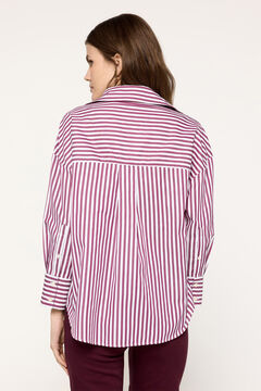 Fifty Outlet Camisa básica popelín Granate