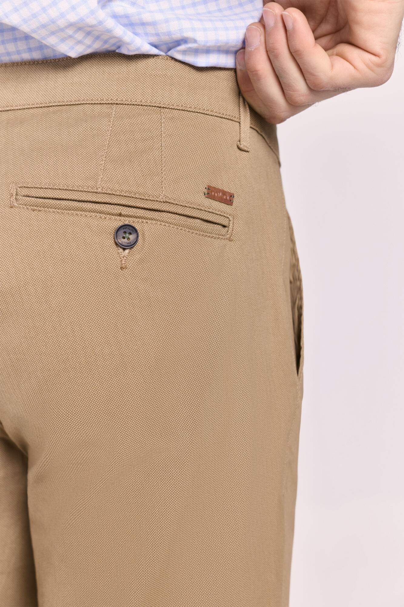 Milano Pantal&oacute;n chino slim fit Beige