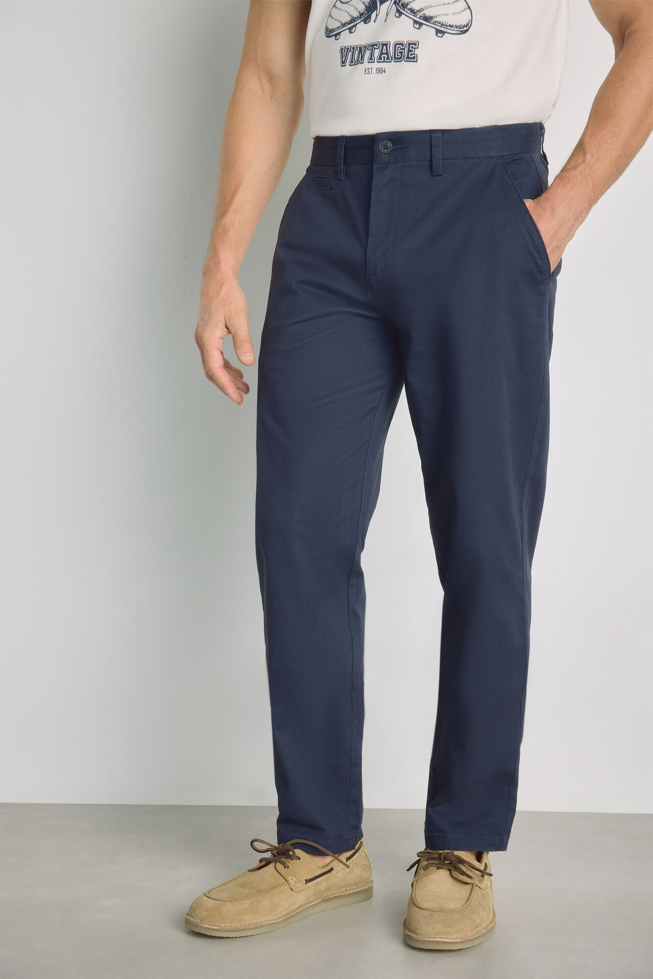 Milano Pantal&oacute;n chino regular fit Navy