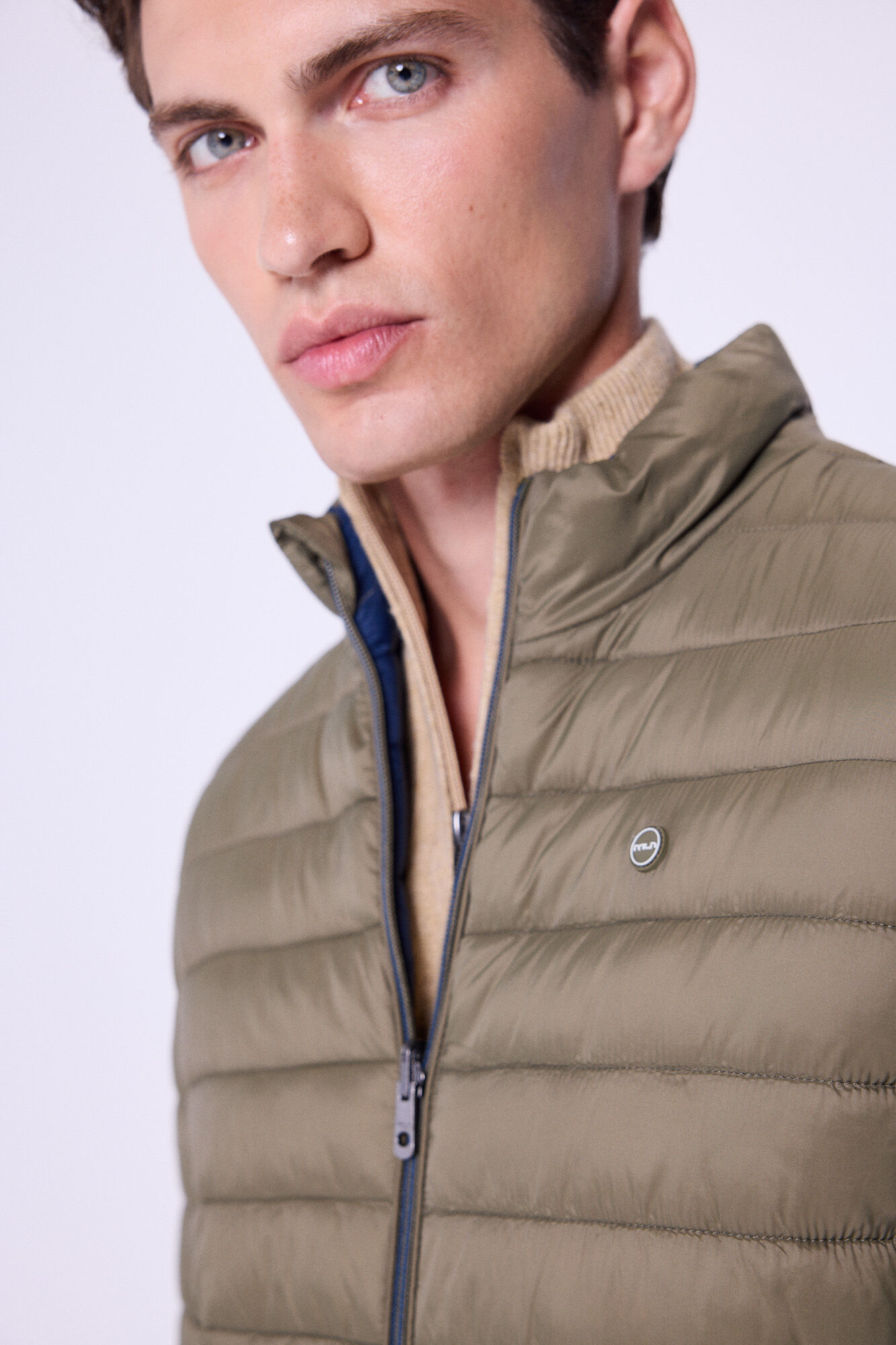 Milano Chamarra reversible ultraligera Kaki Oscuro