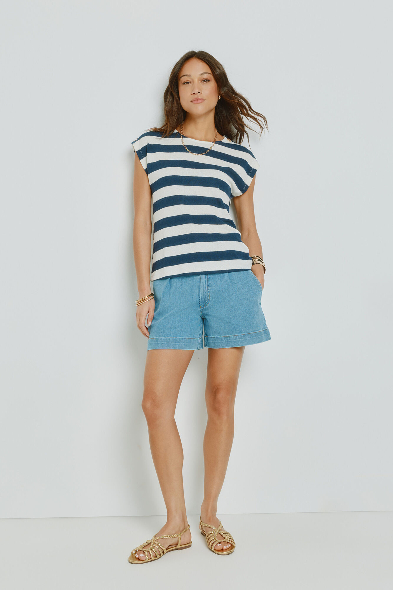 Milano Playera de rayas manga corta