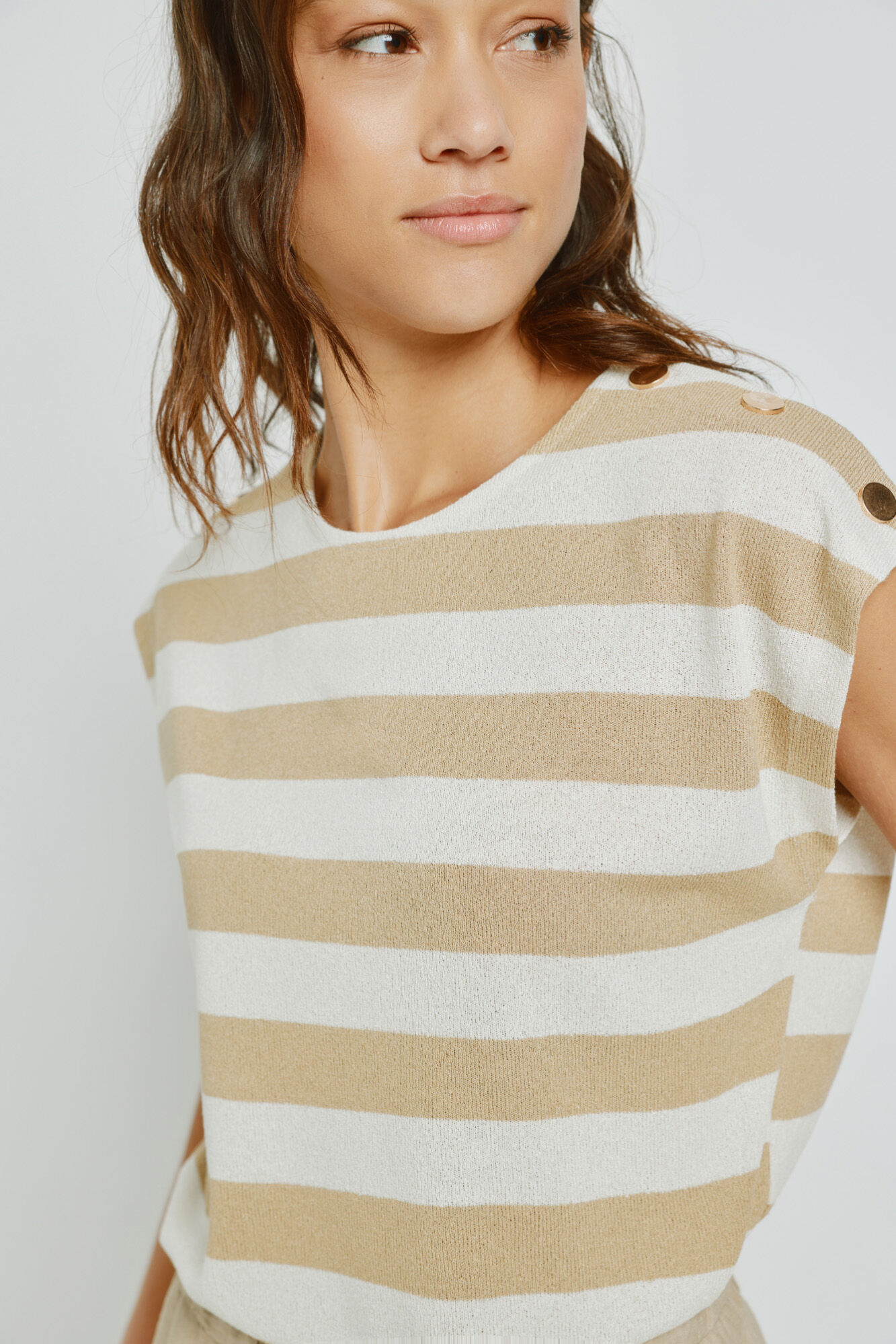 Milano Playera de rayas manga corta