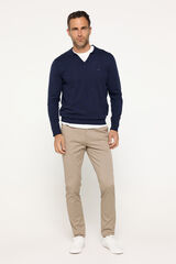 Fifty Outlet Suéter cuello abierto Navy