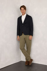 Fifty Outlet Blazer de punto entallada Navy