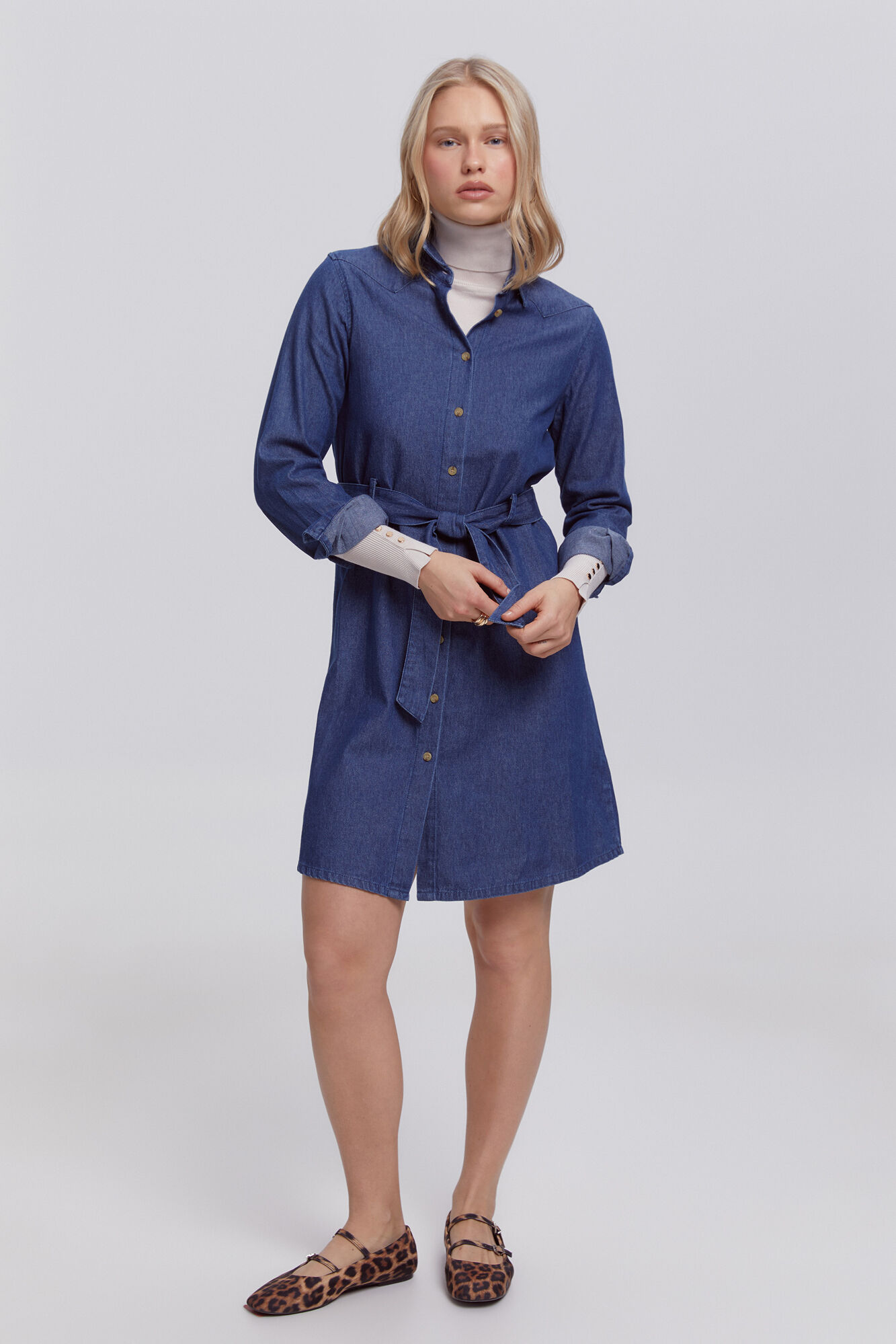 Milano Vestido denim.