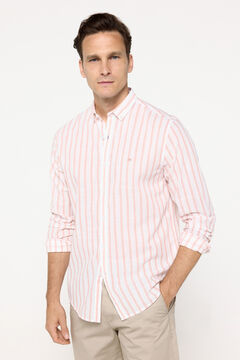 Fifty Outlet Camisa sport a rayas de manga corta 