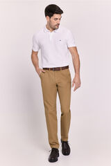Milano Pantal&oacute;n chino regular fit Marr&oacute;n