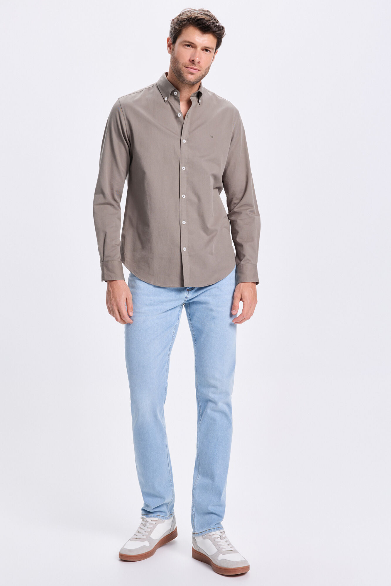 Milano Pantal&oacute;n denim ajustado