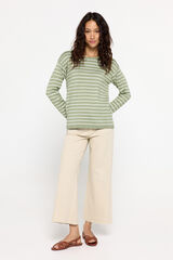 Fifty Outlet Suéter de viscosa estampado. Morado/Lila