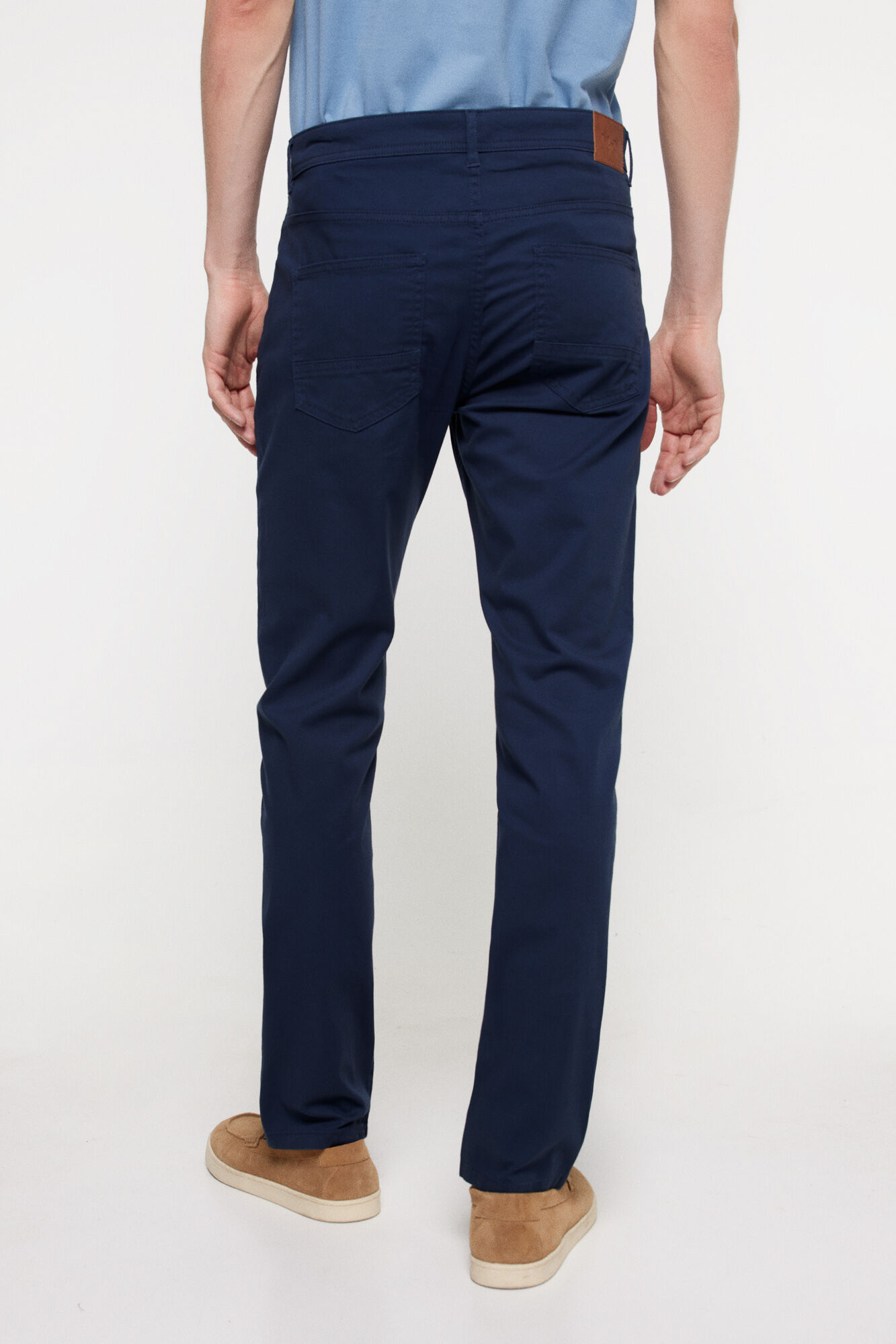 Milano Pantalon bolsillos finos. Navy