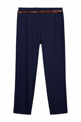 Milano Pantal&oacute;n chino con cintur&oacute;n Navy