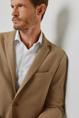 Milano Blazer de punto estructurado Beige