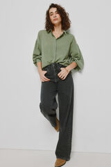 Milano Blusa lisa Kaki Claro