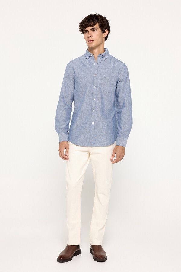 Milano Camisa Oxford Lisa Navy
