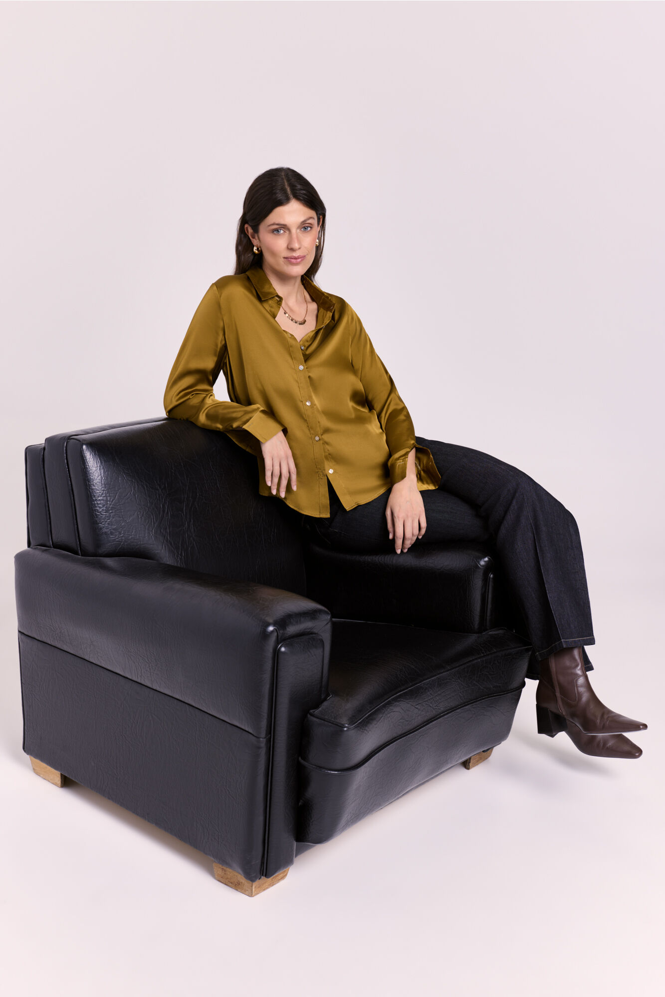 Milano Camisa satinada Arena