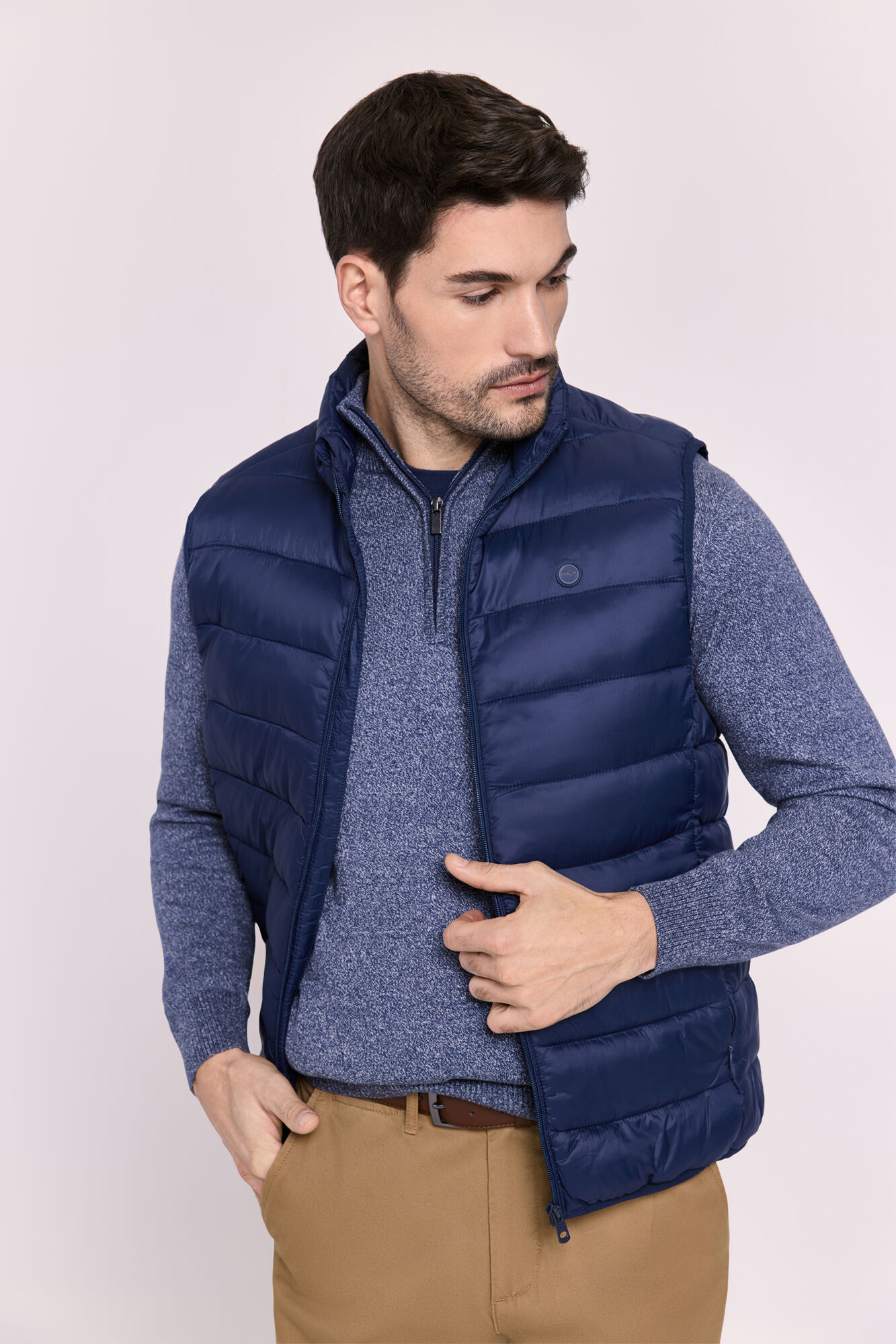 Milano Chamarra acolchada ultralight Navy