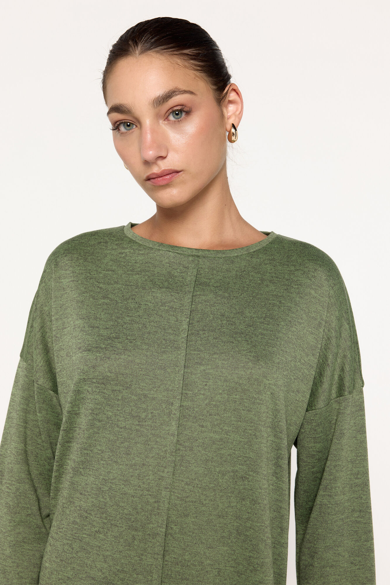 Milano Camiseta manga francesa tacto suave Verde