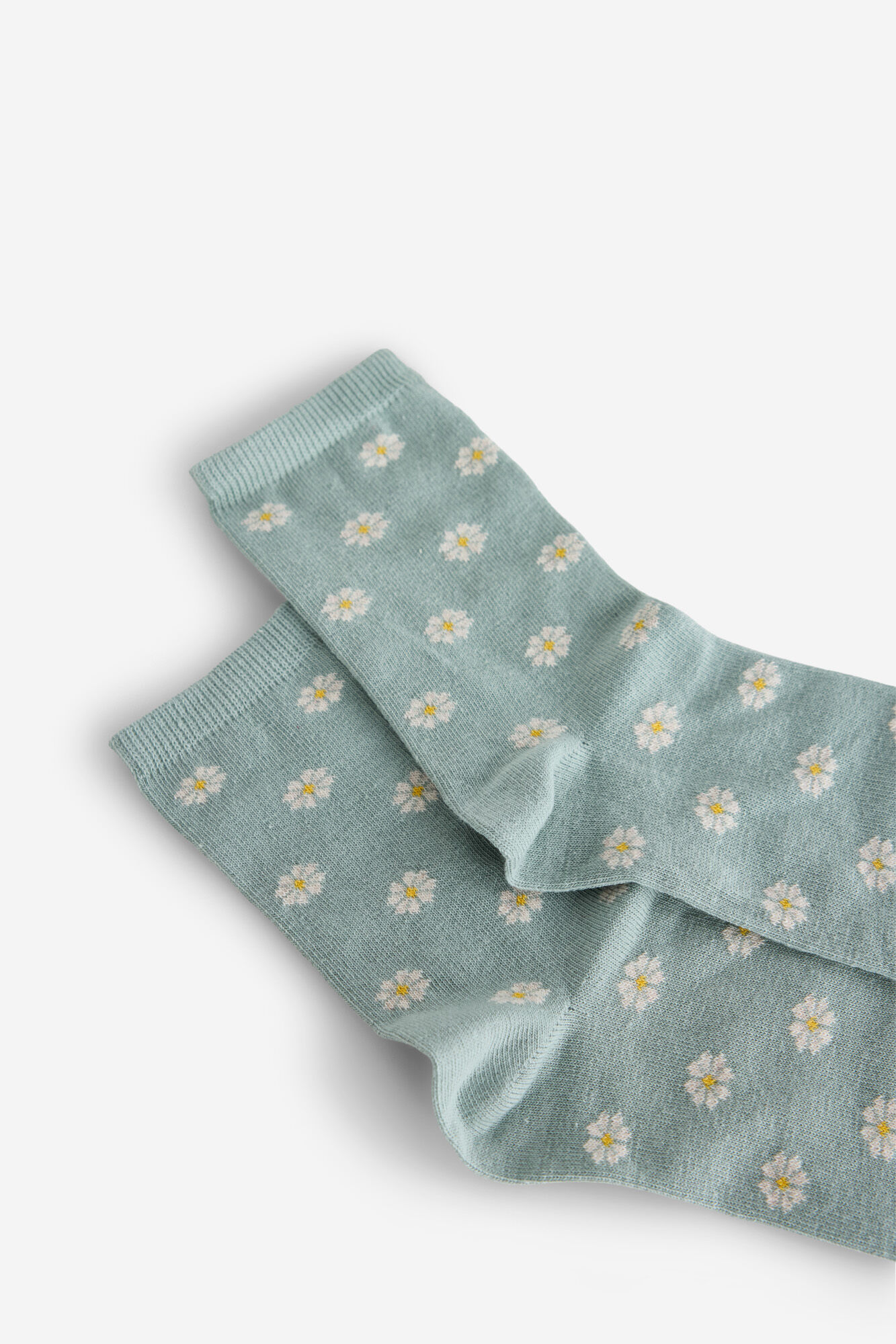 Milano calcetines de flores Azul turquesa