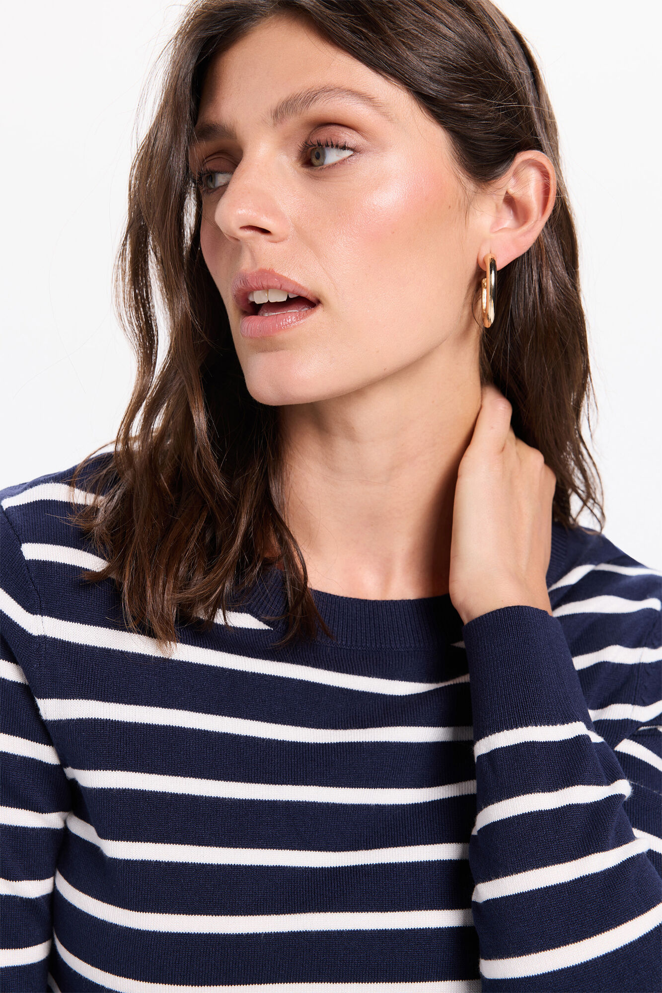 Milano Tejido con rayas bicolor