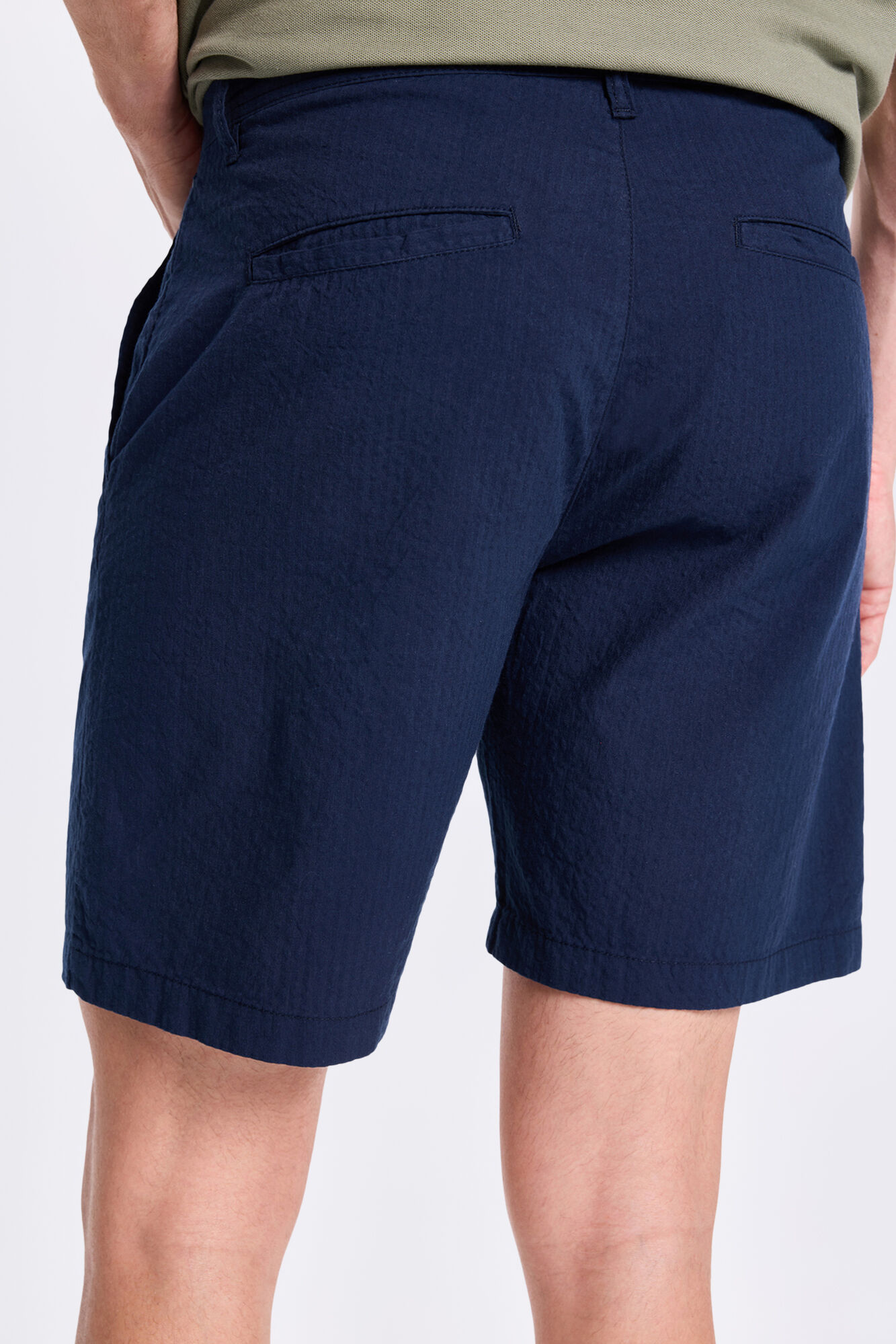 Milano Bermuda Rayas Navy