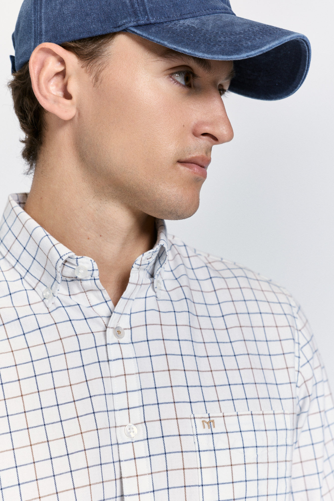 Milano Camisa a camisa de corte relajado natural