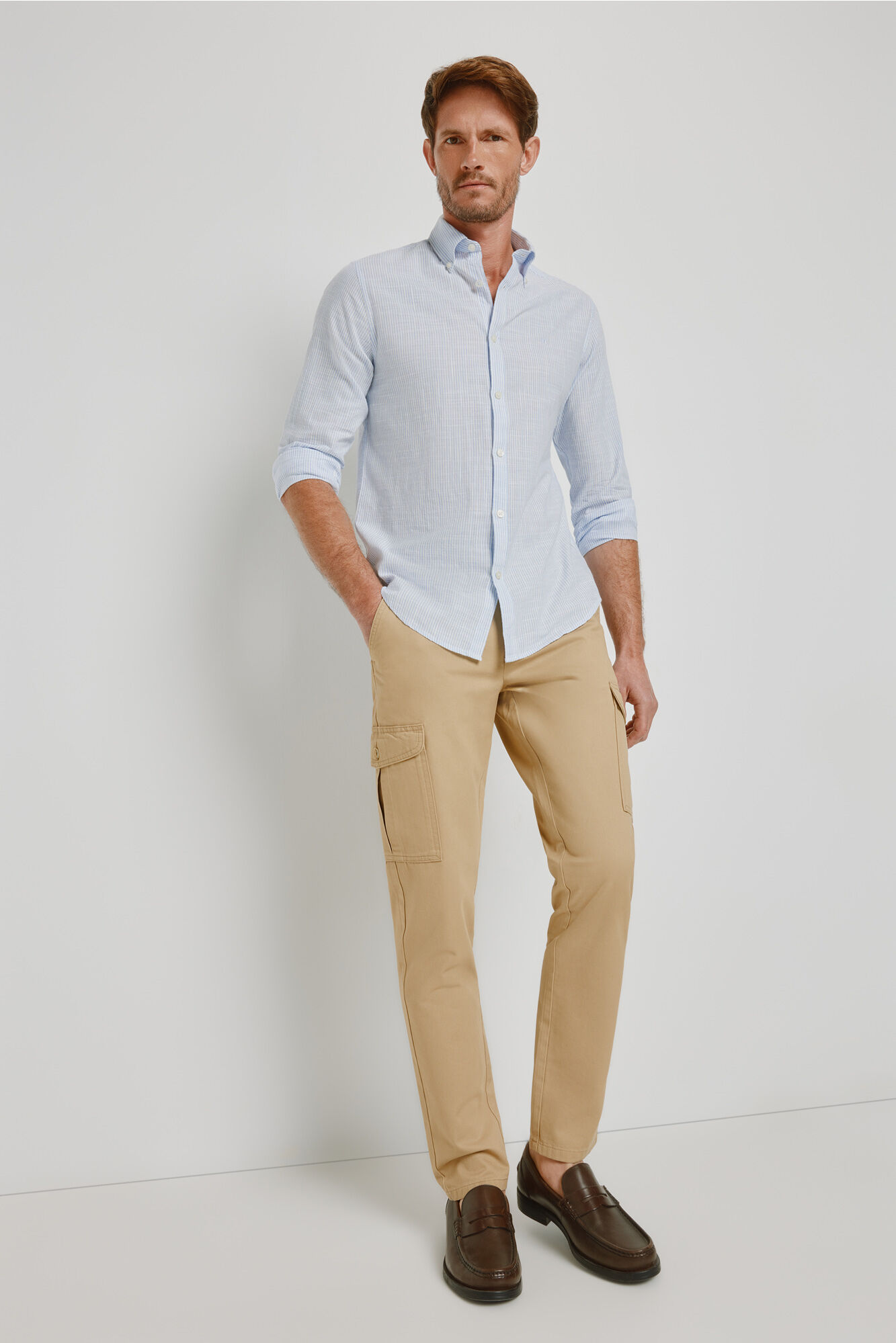 Milano Camisa de rayas manga larga