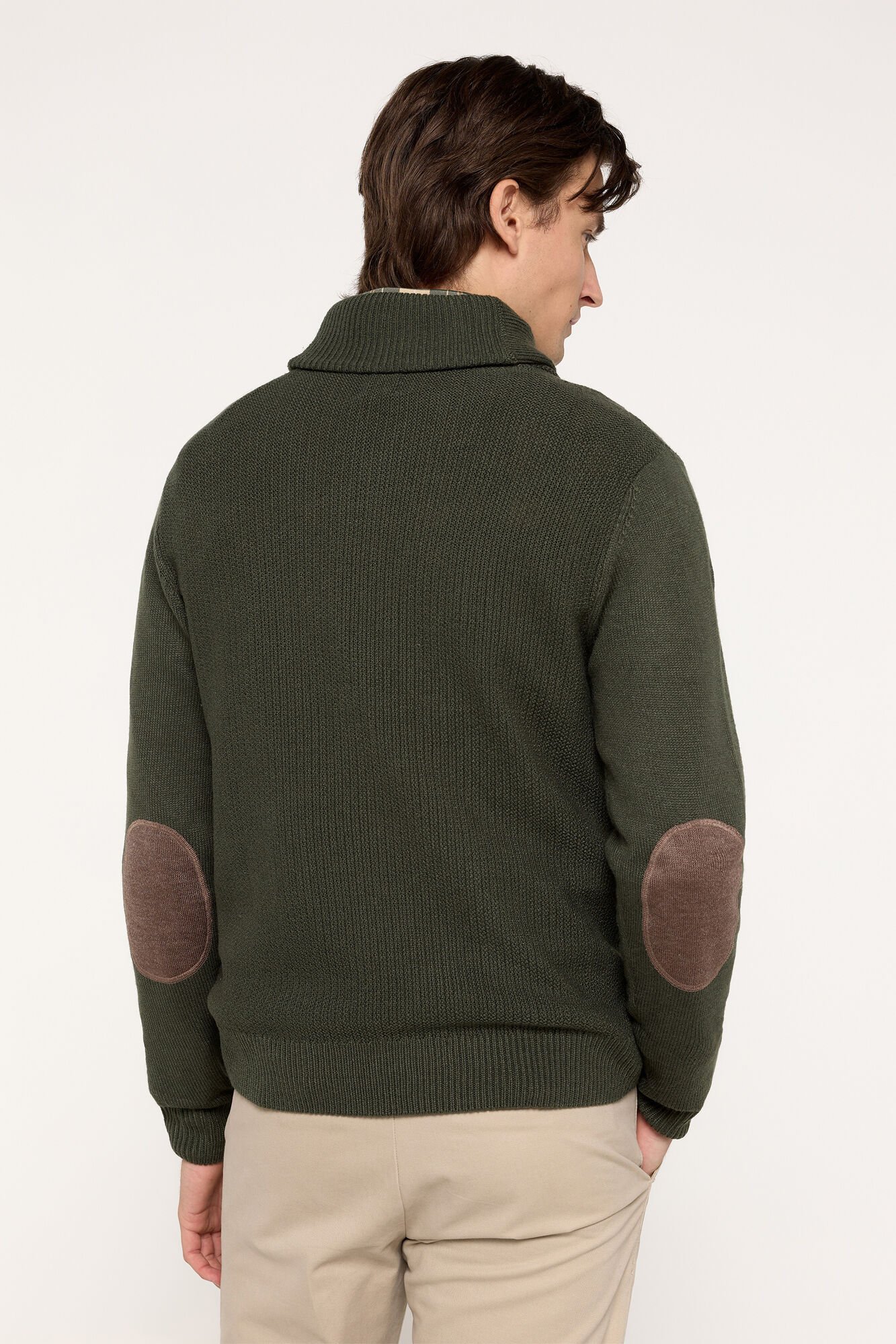 Milano Jersey cuello smoking Verde