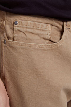 Fifty Outlet Pantalón Slim 5 Bolsillos Beige