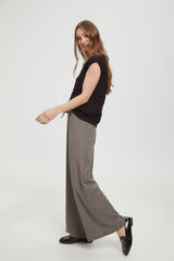 Fifty Outlet Pantalón ancho fluido Negro