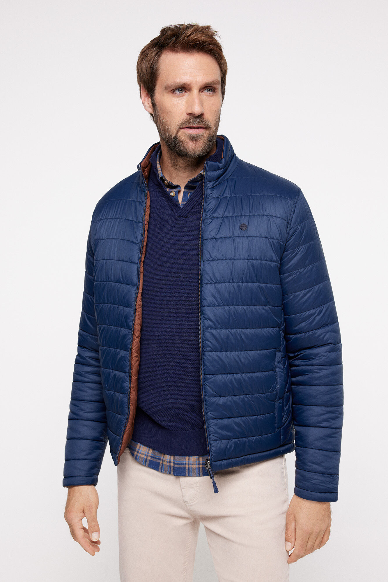 Chaqueta guateada hombre discount