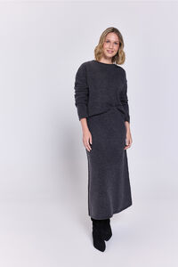 Milano Falda midi de tejido falda