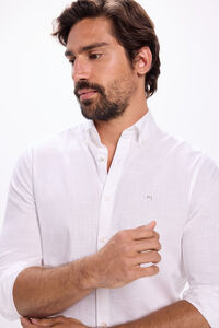 Fifty Outlet Camisa Slub Lisa Blanco