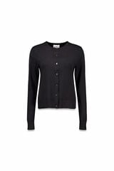 Milano C&aacute;rdigan delgado botones dorados Negro