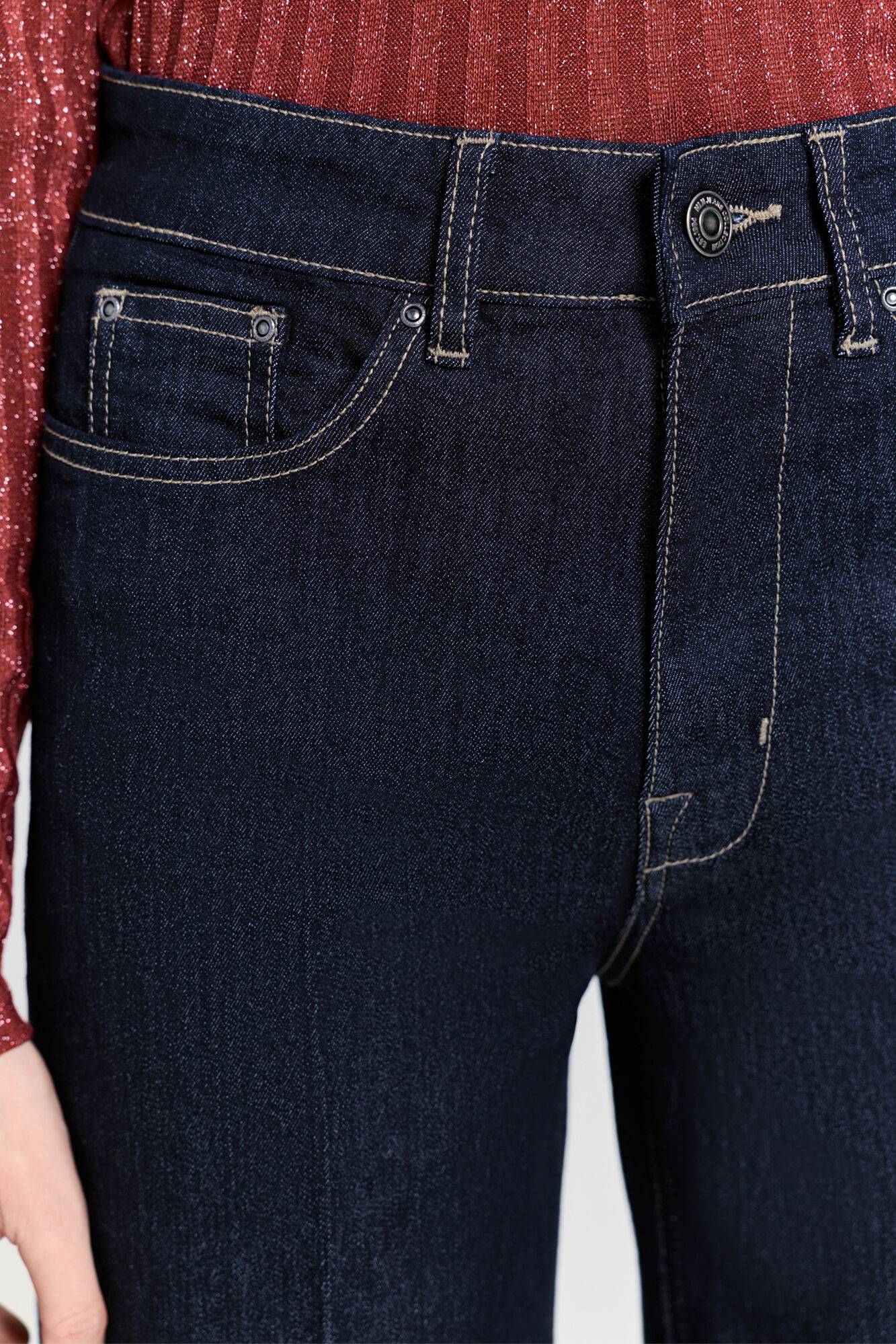 Milano Jeans de pernera ancha Navy